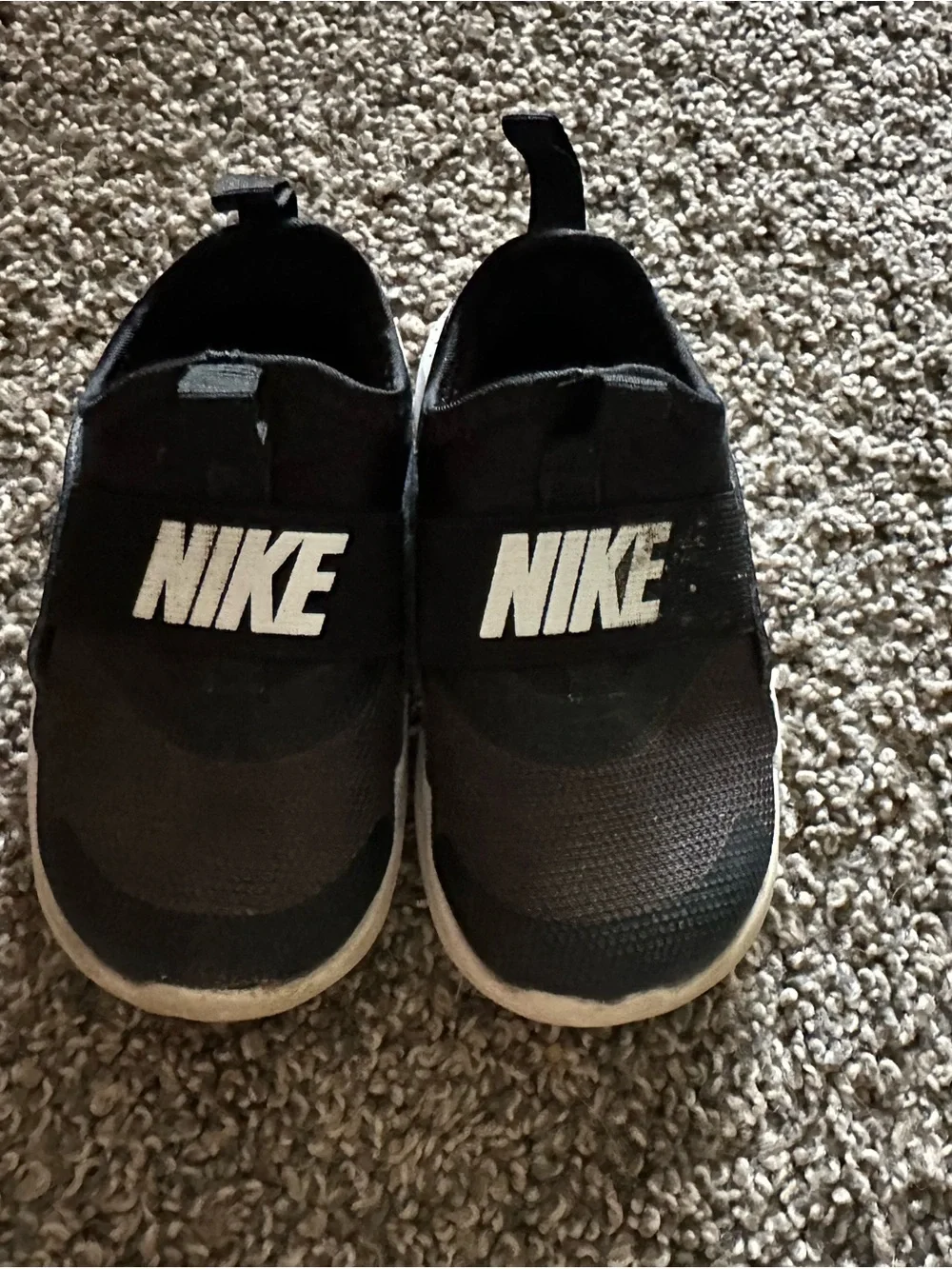 Nike toddler slip ons gym shoes